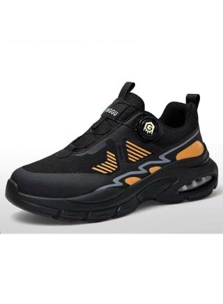 Safety Shoes for Men Women, Wide Work Shoes with Durable Soft Sole, Slip-Resistant Comfortable Sneakers for Industrial Construction